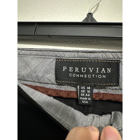 Peruvian Connection‎ black pant Size US 14 work pant - Picture 2 of 7